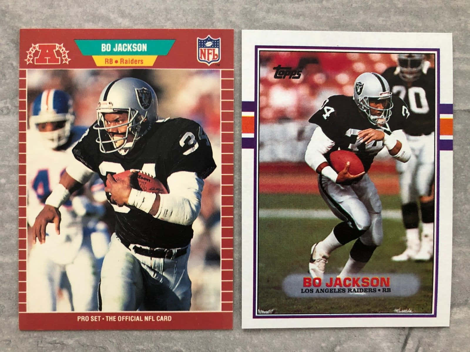 Bo Jackson Collector Edition Cards Background