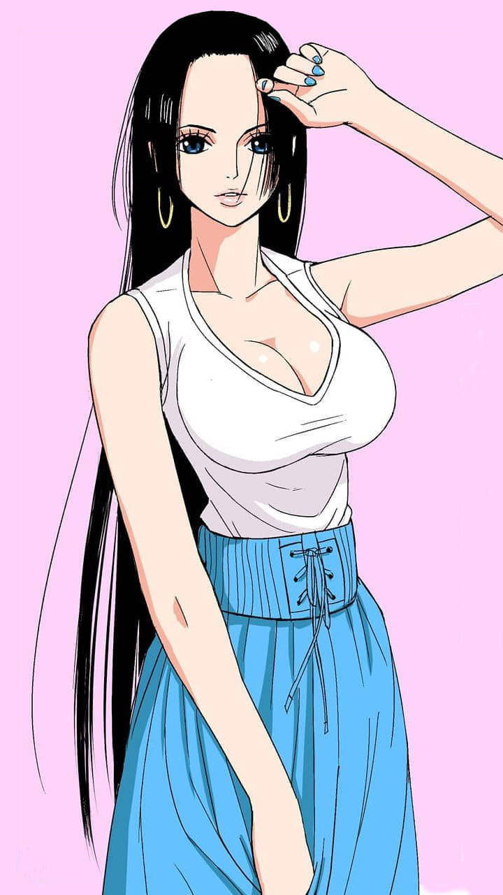 Boa Hancock Aesthetic Anime Girl Iphone Background