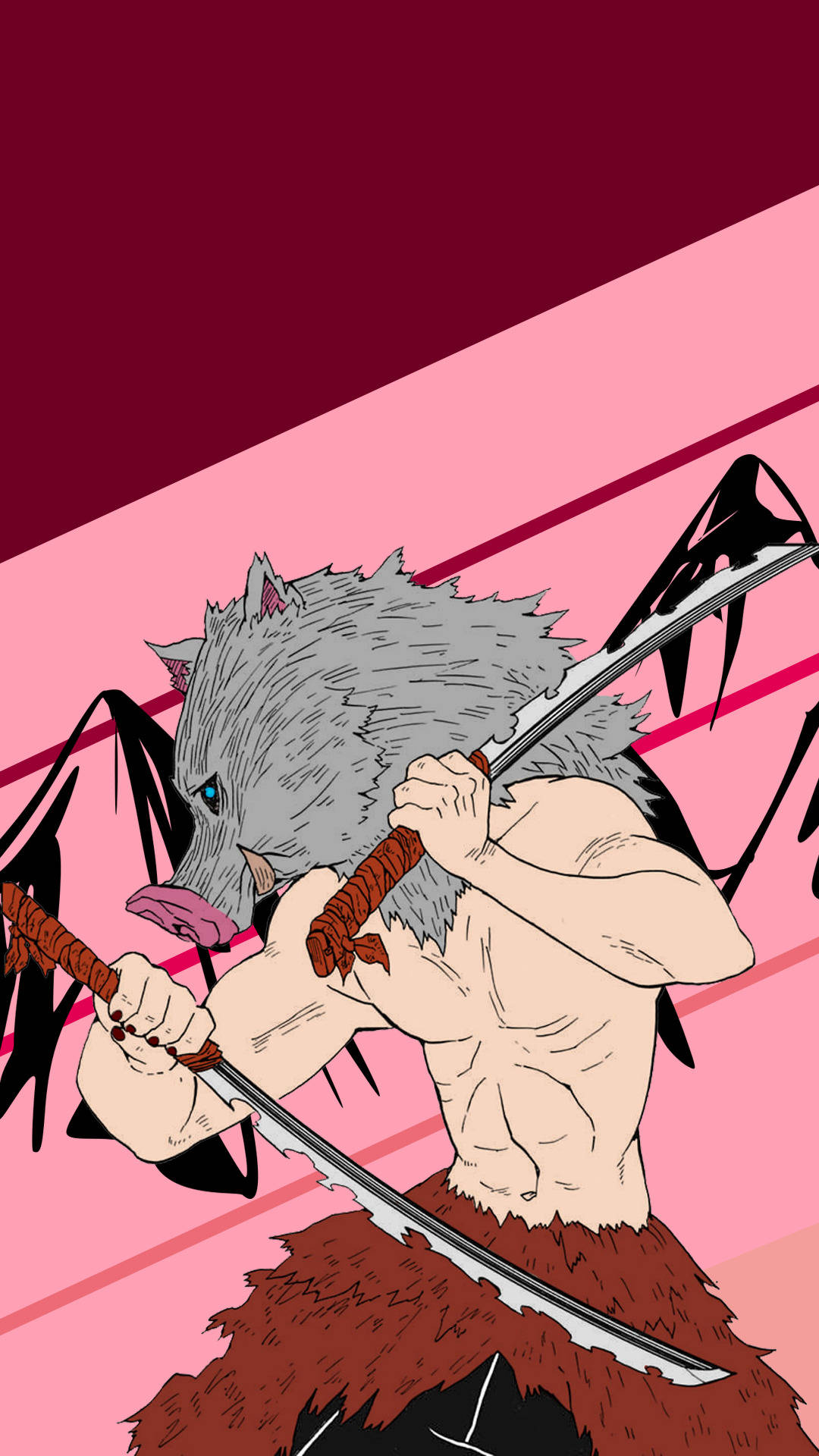 Boar-headed Swordsman Inosuke Background