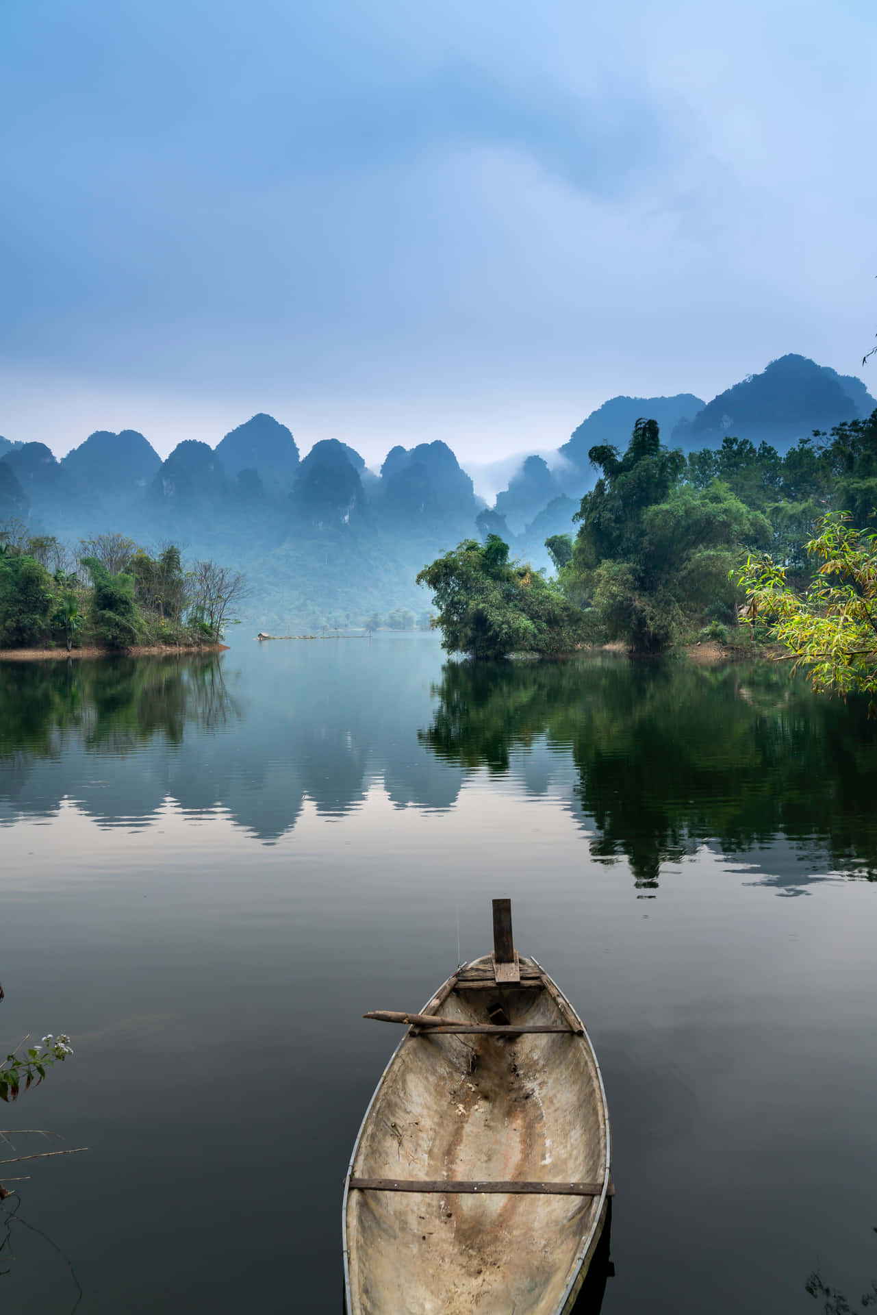 Boat On A Serene River