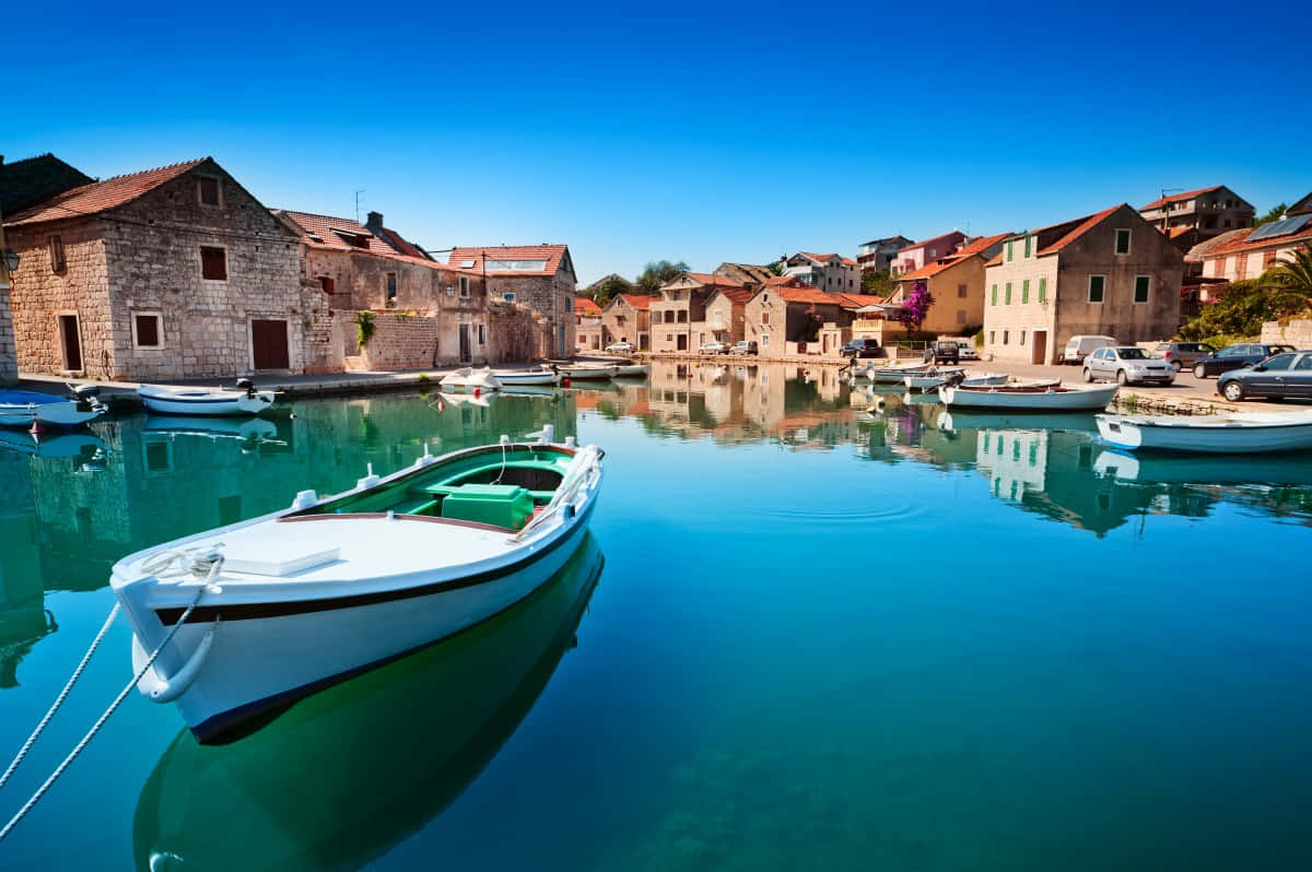 Boat Tour In Crotia Background
