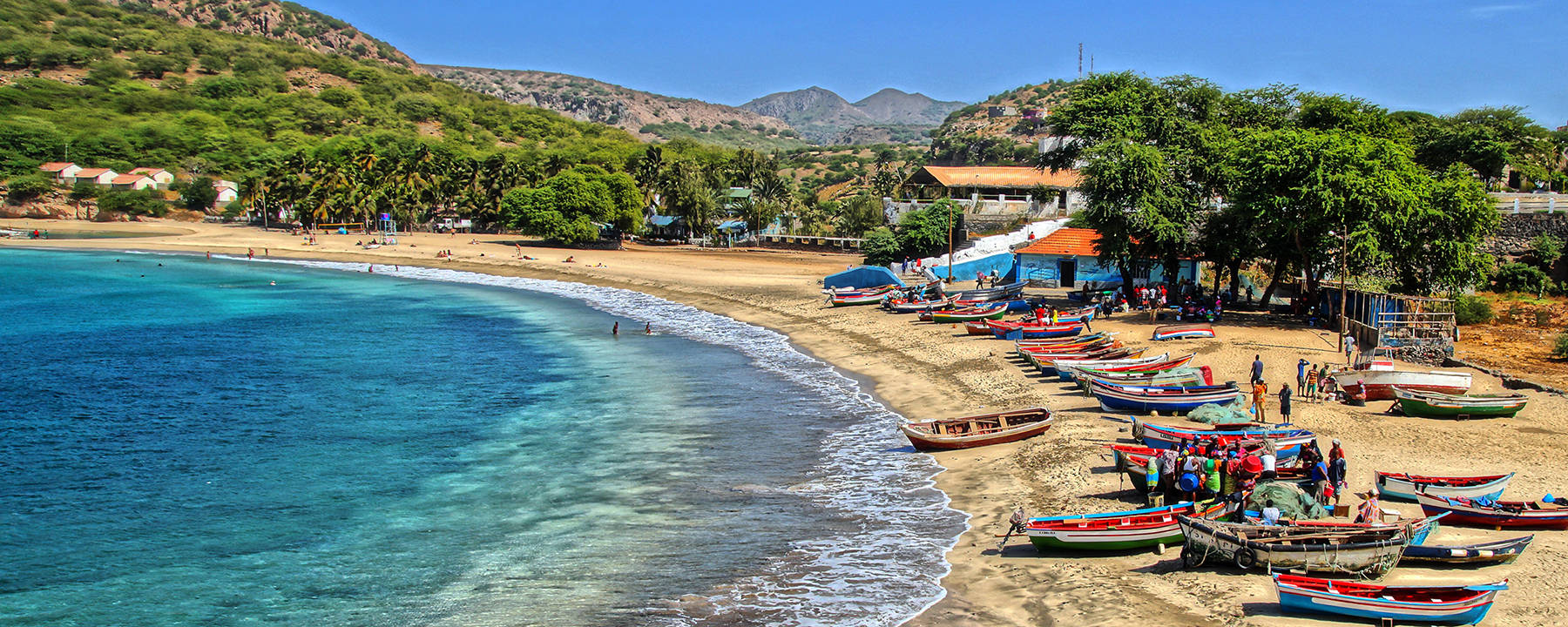 Boats Near Cape Verde Beach