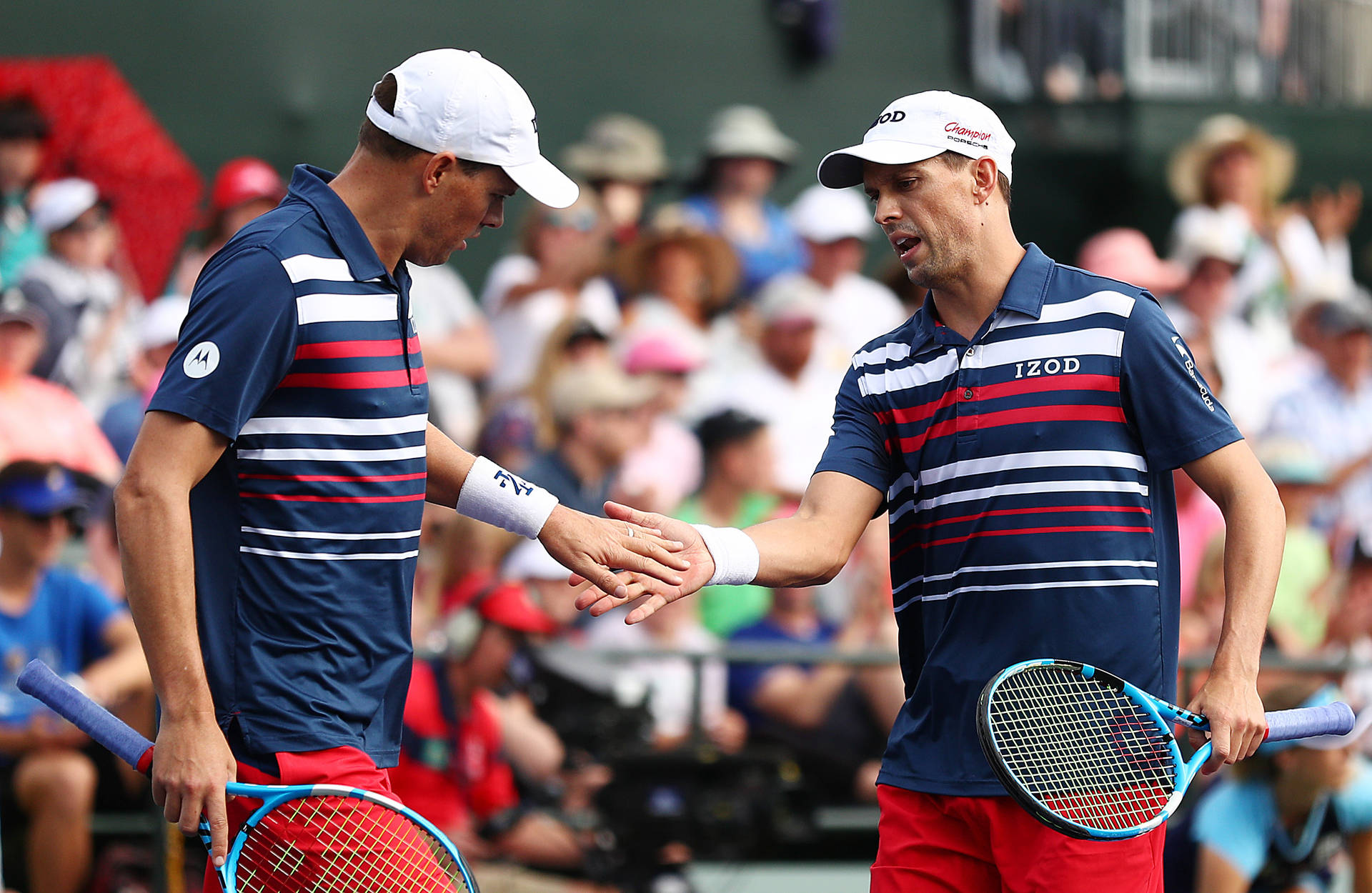 Bob Bryan Playing With Mike