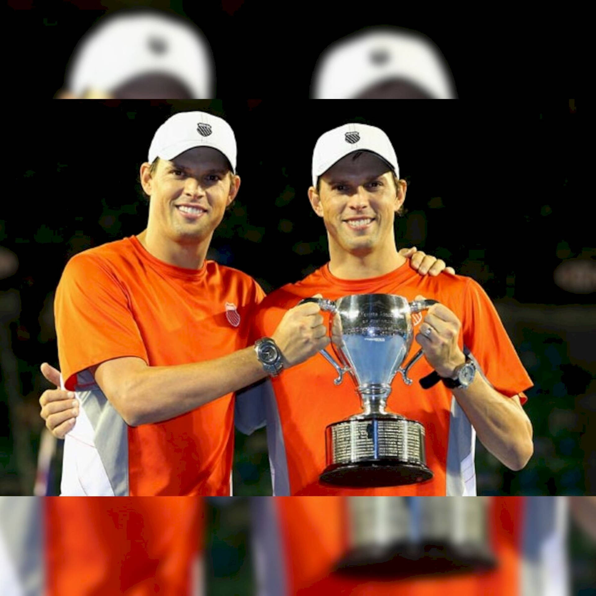 Bob Bryan Posing With Brother