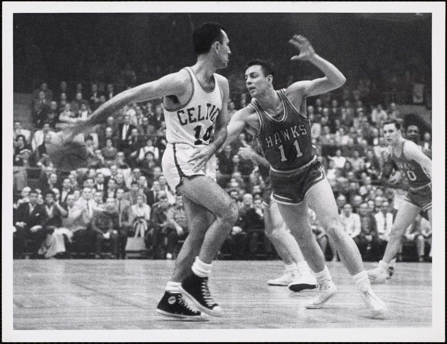 Bob Cousy And Chuck Cooper Background