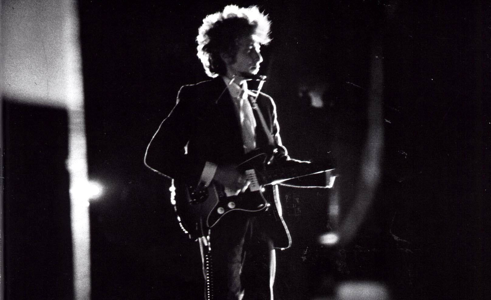 Bob Dylan Black And White Concert Tour Background