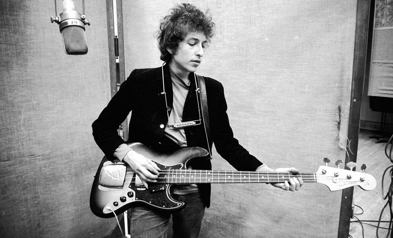 Bob Dylan Singer Songwriter Music Studio Guitar