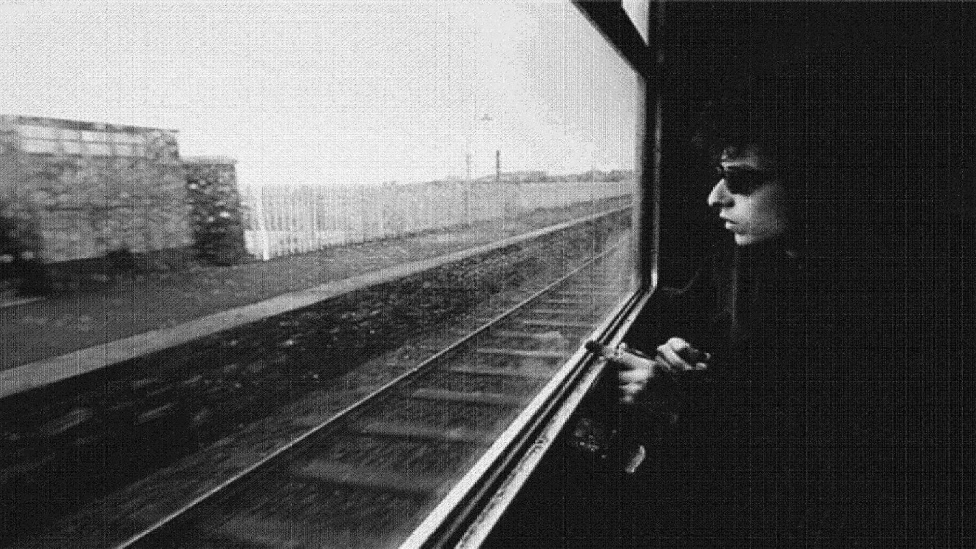 Bob Dylan Train World Tour Black And White