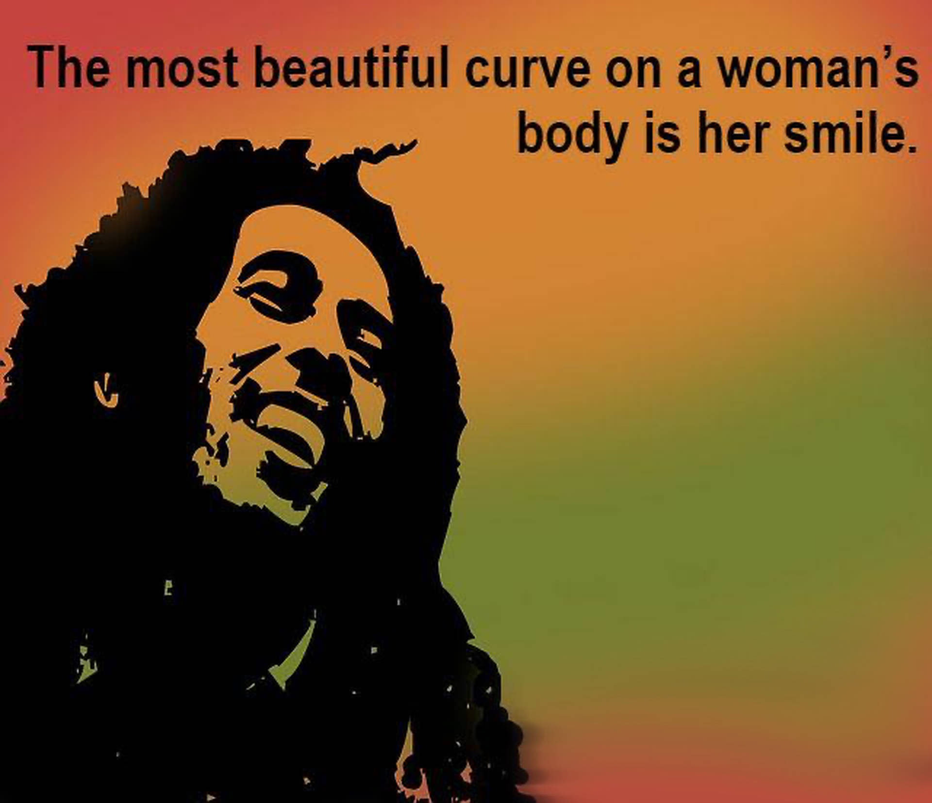 Bob Marley Quotes Gradient Background