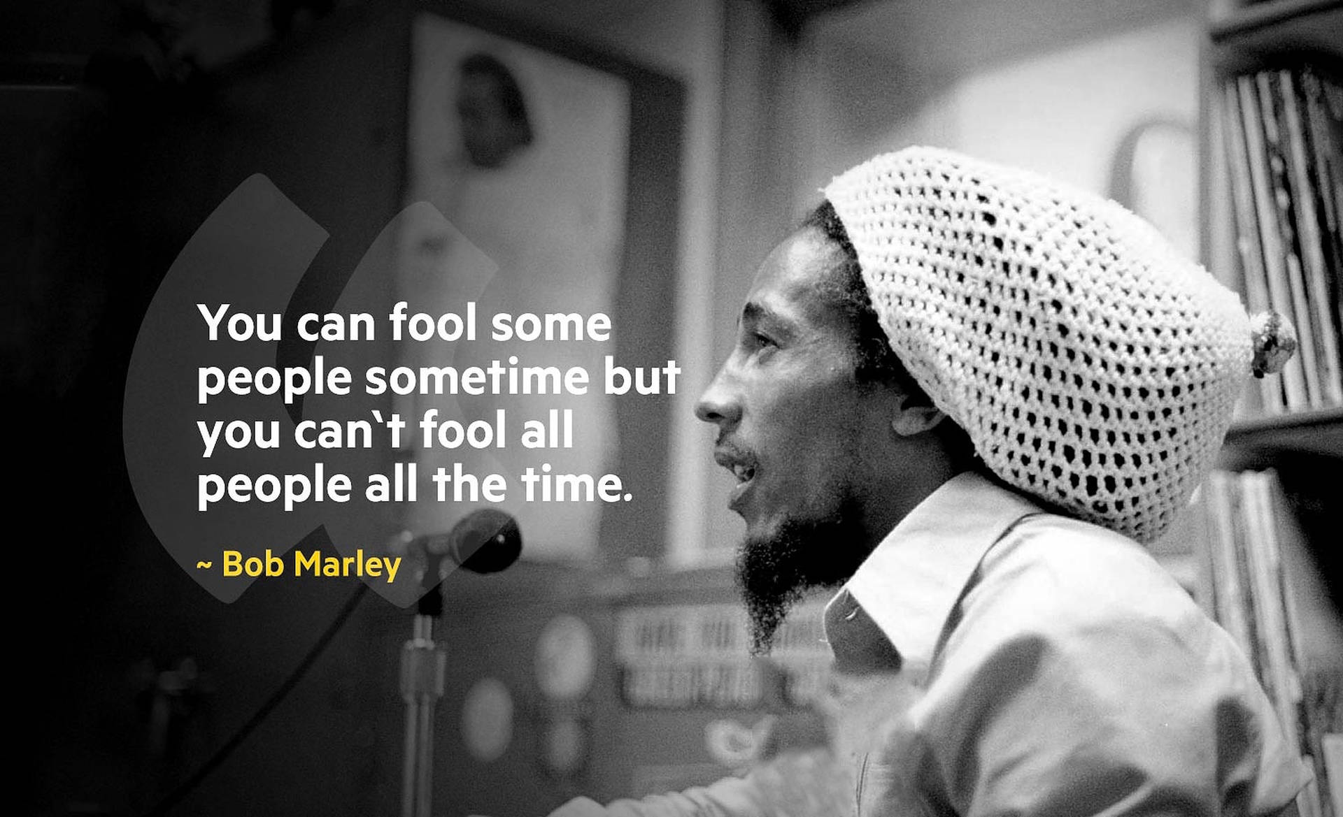 Bob Marley Quotes Gray Scale