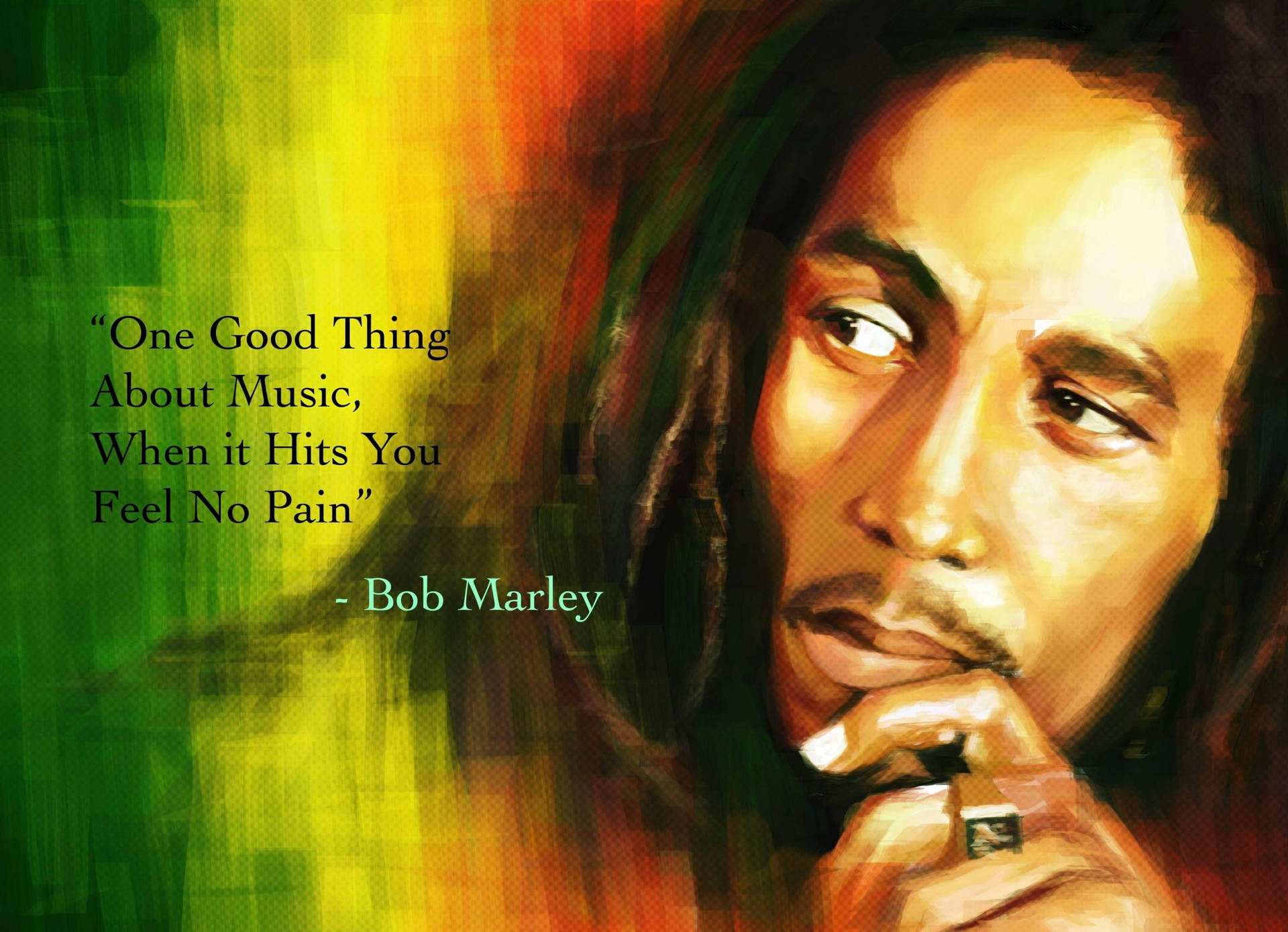 Bob Marley Quotes Music Background