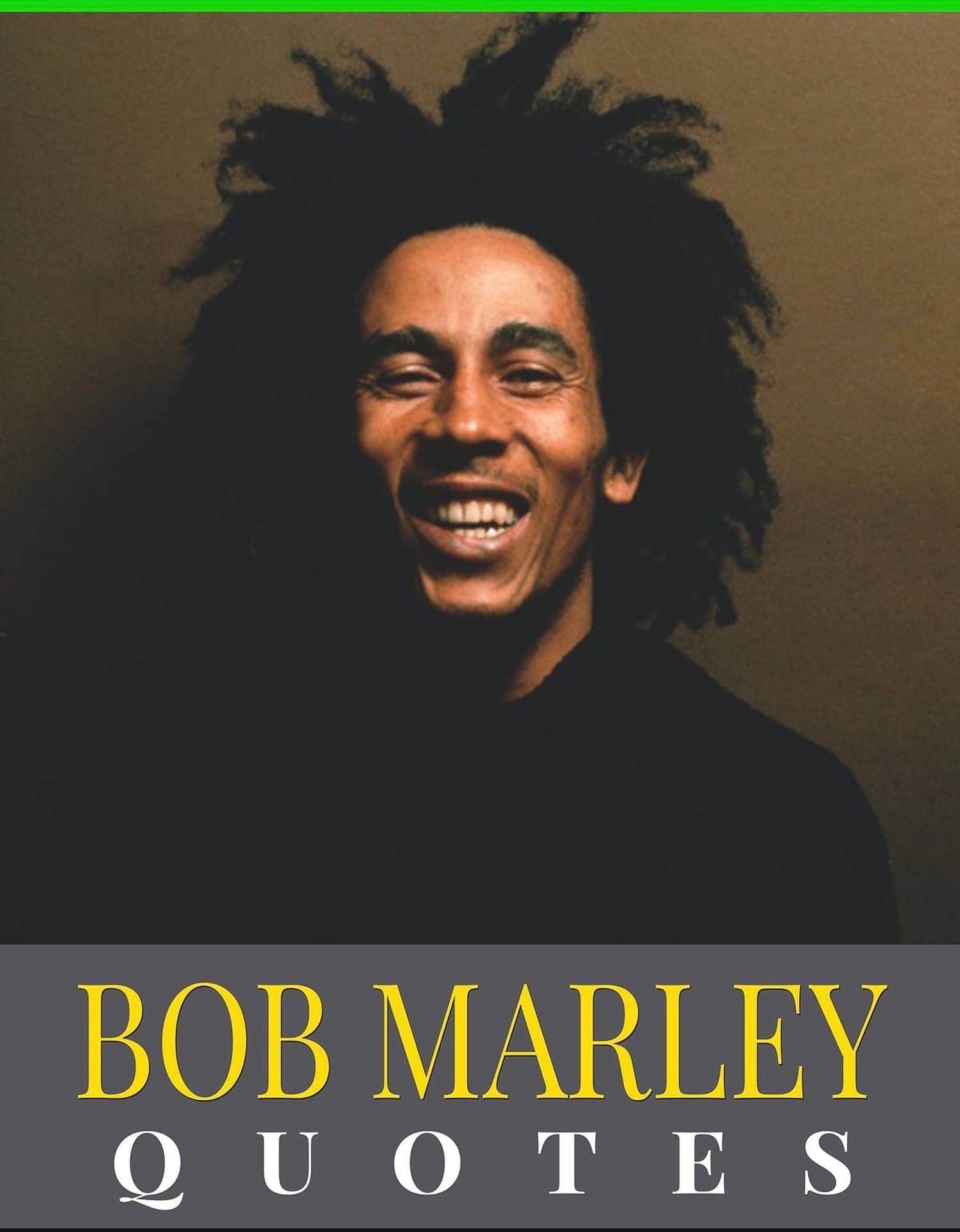 Bob Marley Quotes Portrait Background