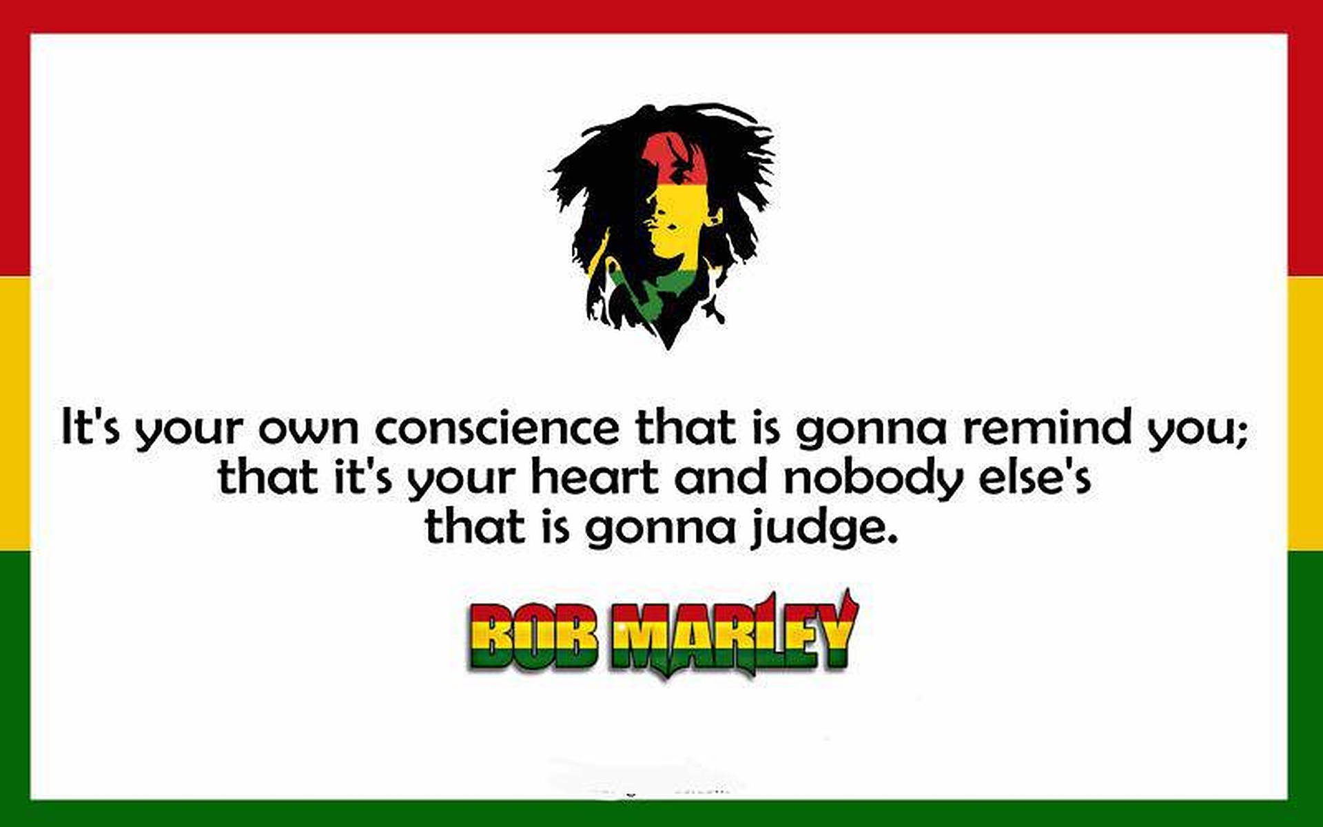 Bob Marley Quotes Red Green Art