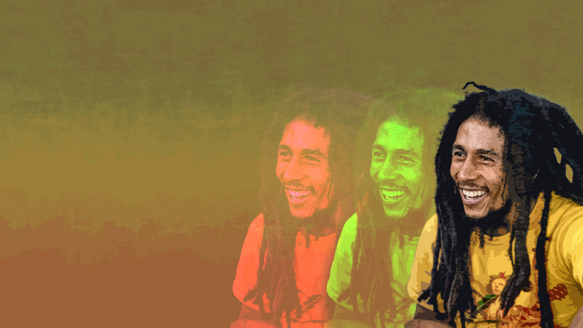 Bob Marley Red And Green Duplicates