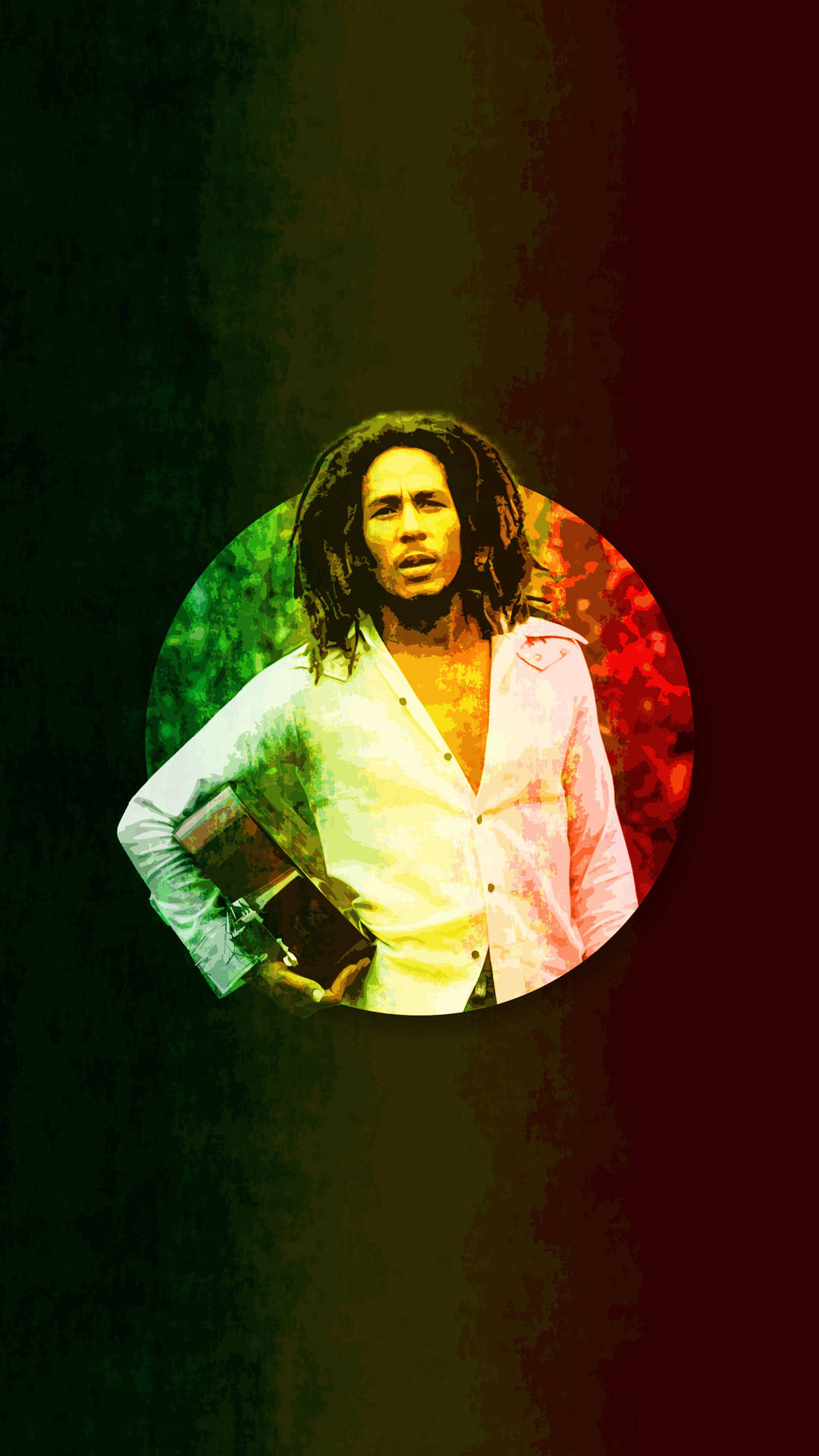 Bob Marley Reggae Flag Colors