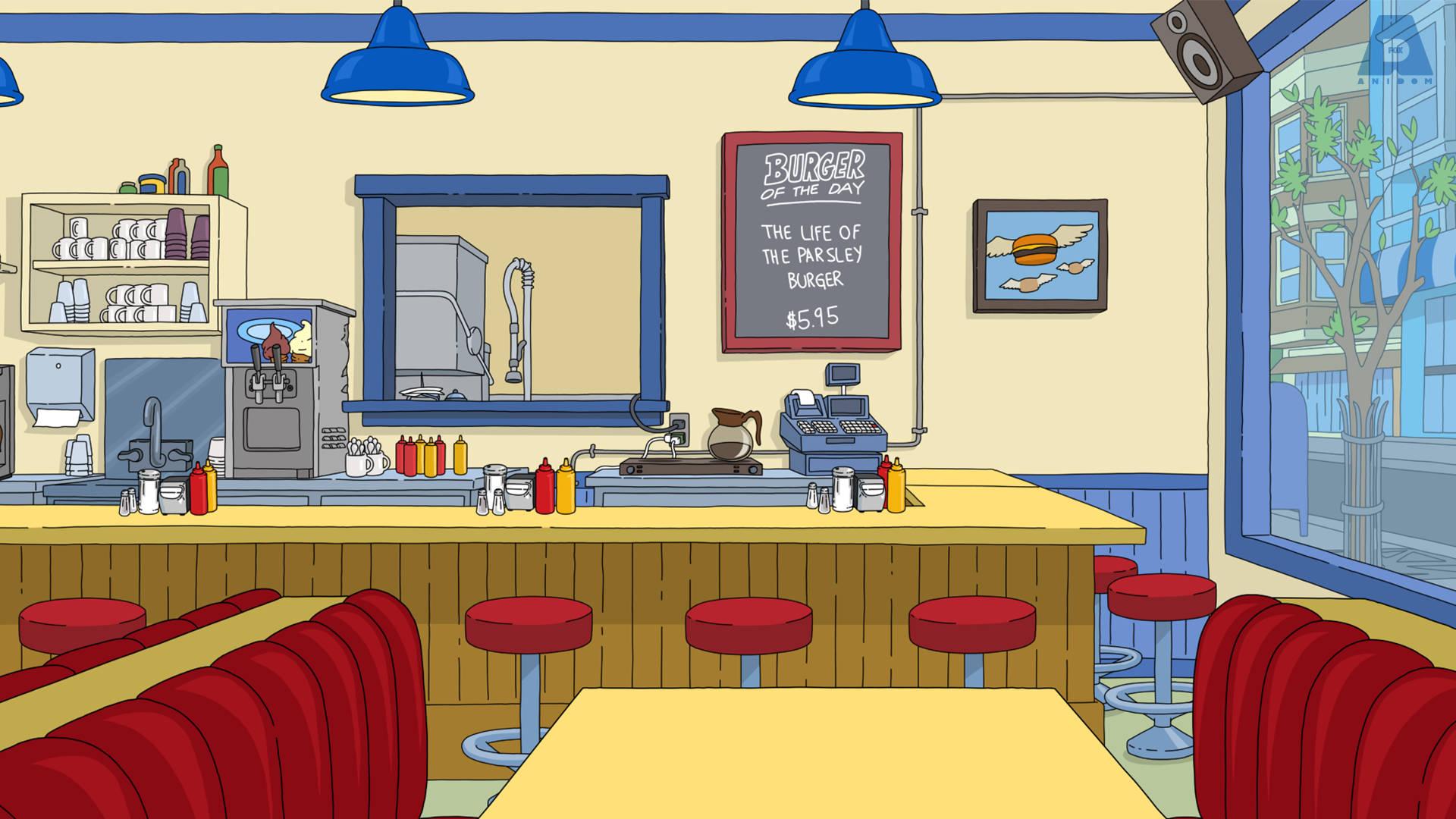 Bob's Burgers Zoom Background Background