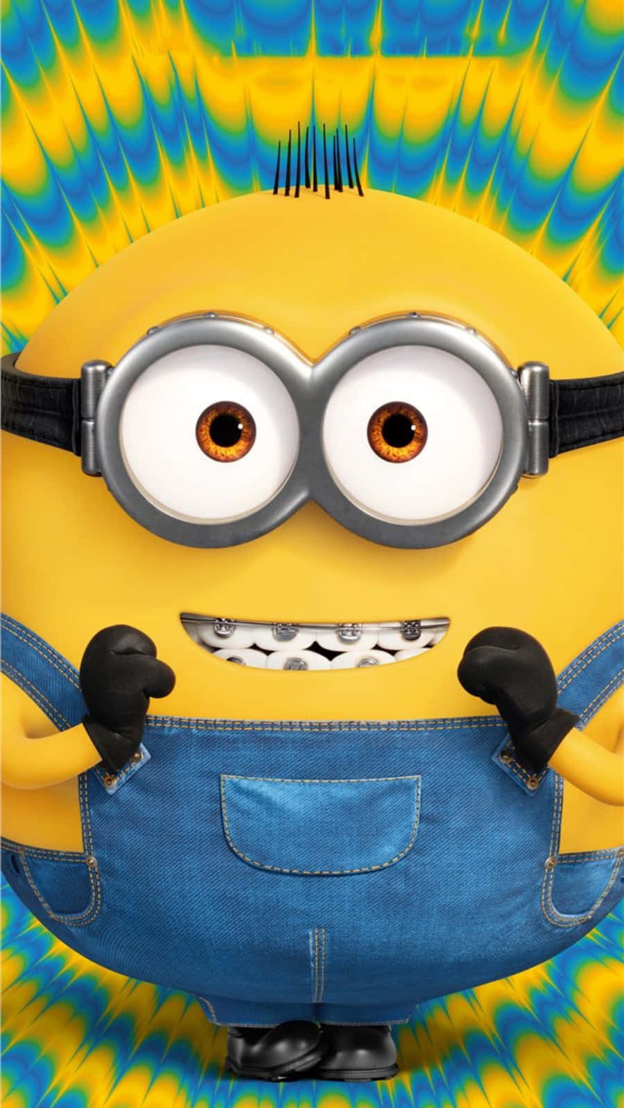 Bob With Braces Despicable Me Minion Iphone Background