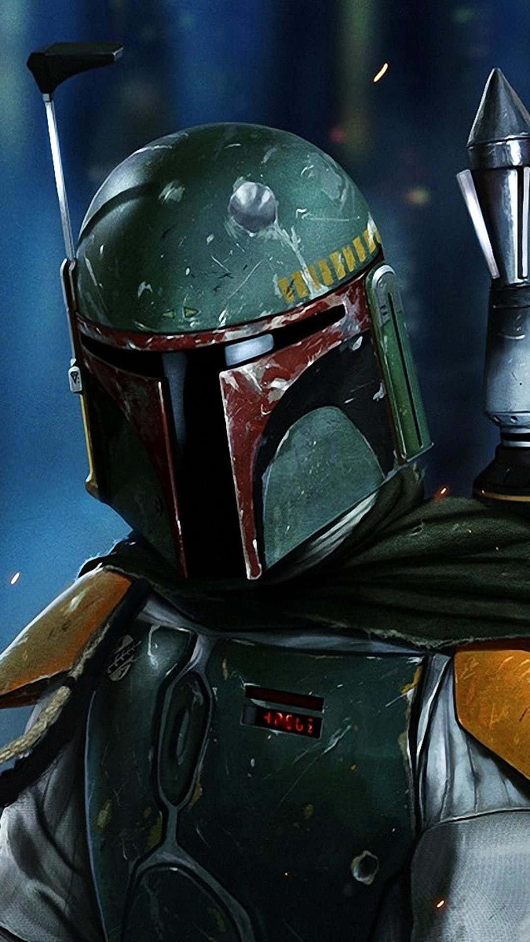 Boba Fett Portrait The Mandalorian Iphone Background