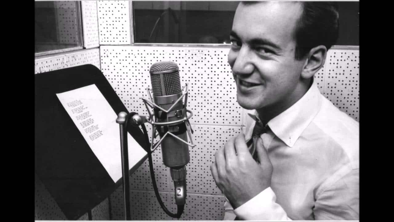 Bobby Darin Recording Studio Session Background