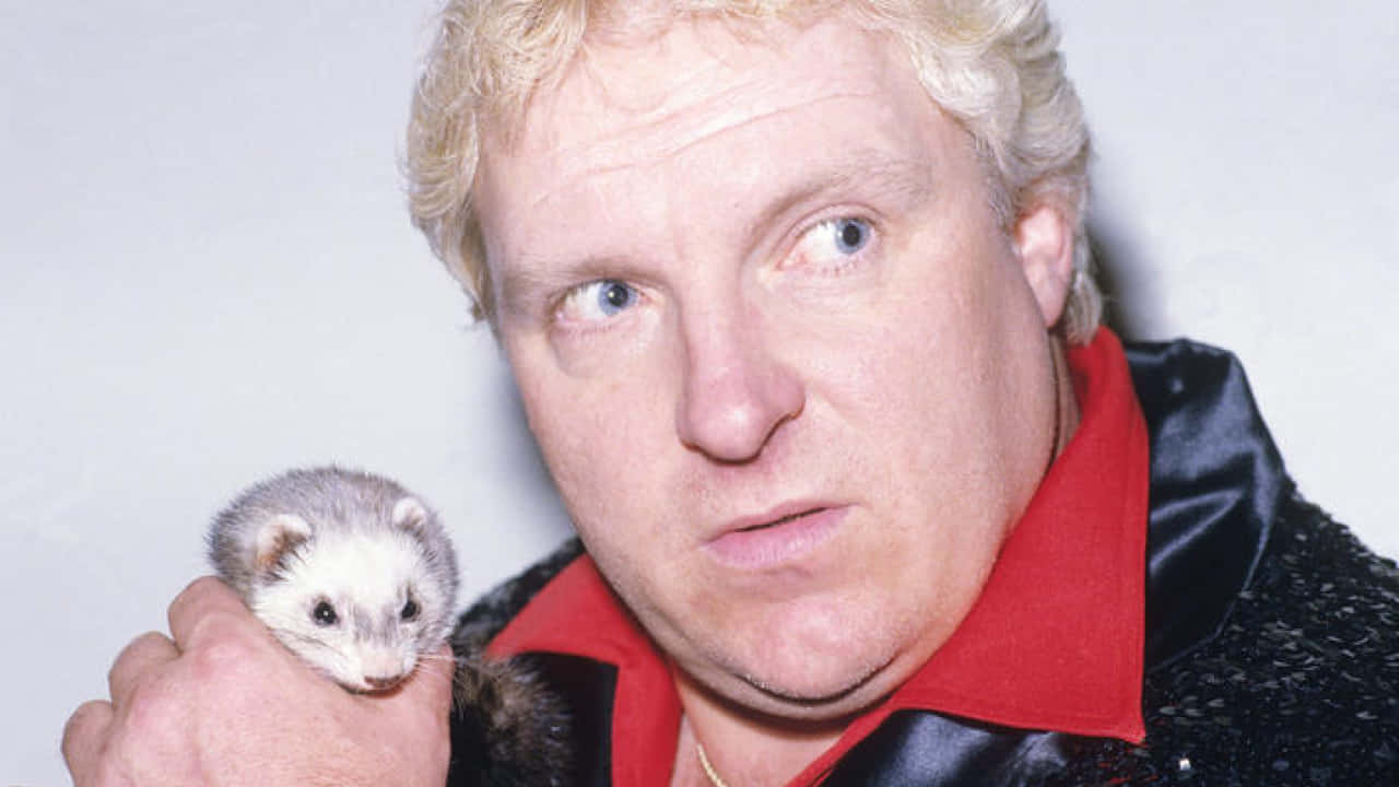 Bobby Heenan With Ferret Background