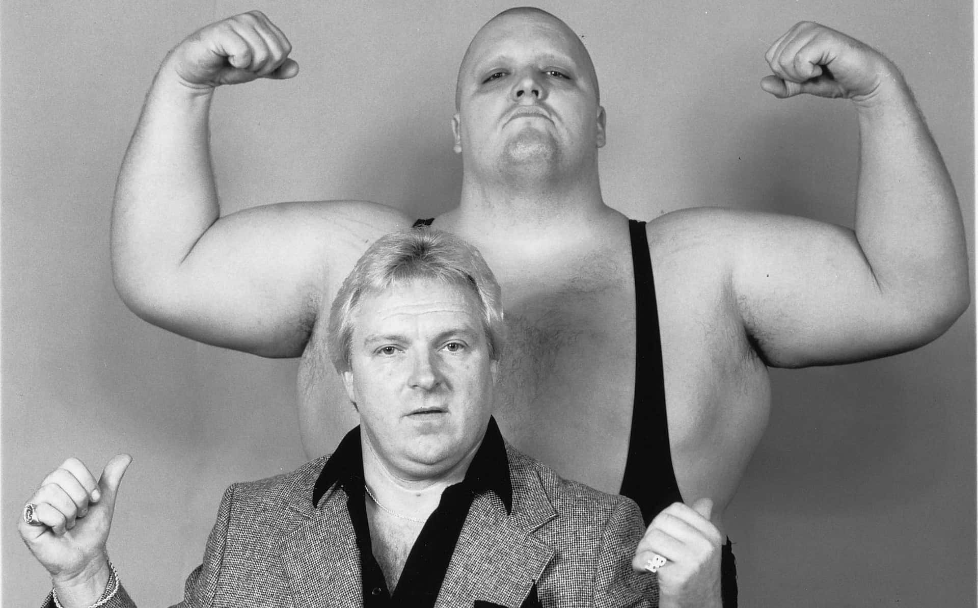 Bobby Heenan With Kingkong Bundy Background