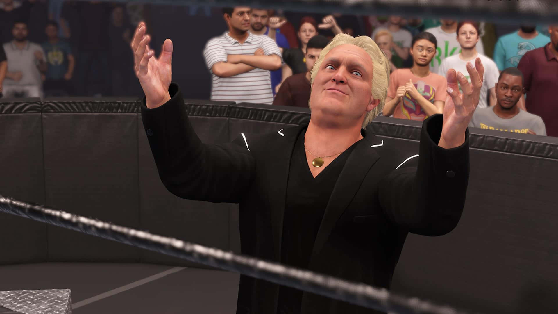 Bobby Heenan Wrestling Manager Reaction Background