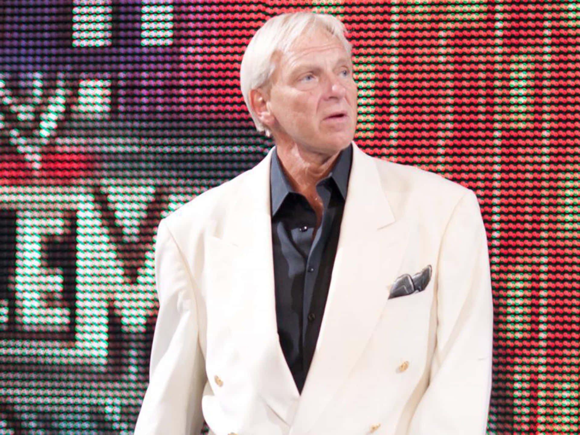 Bobby Heenanin White Suit Background