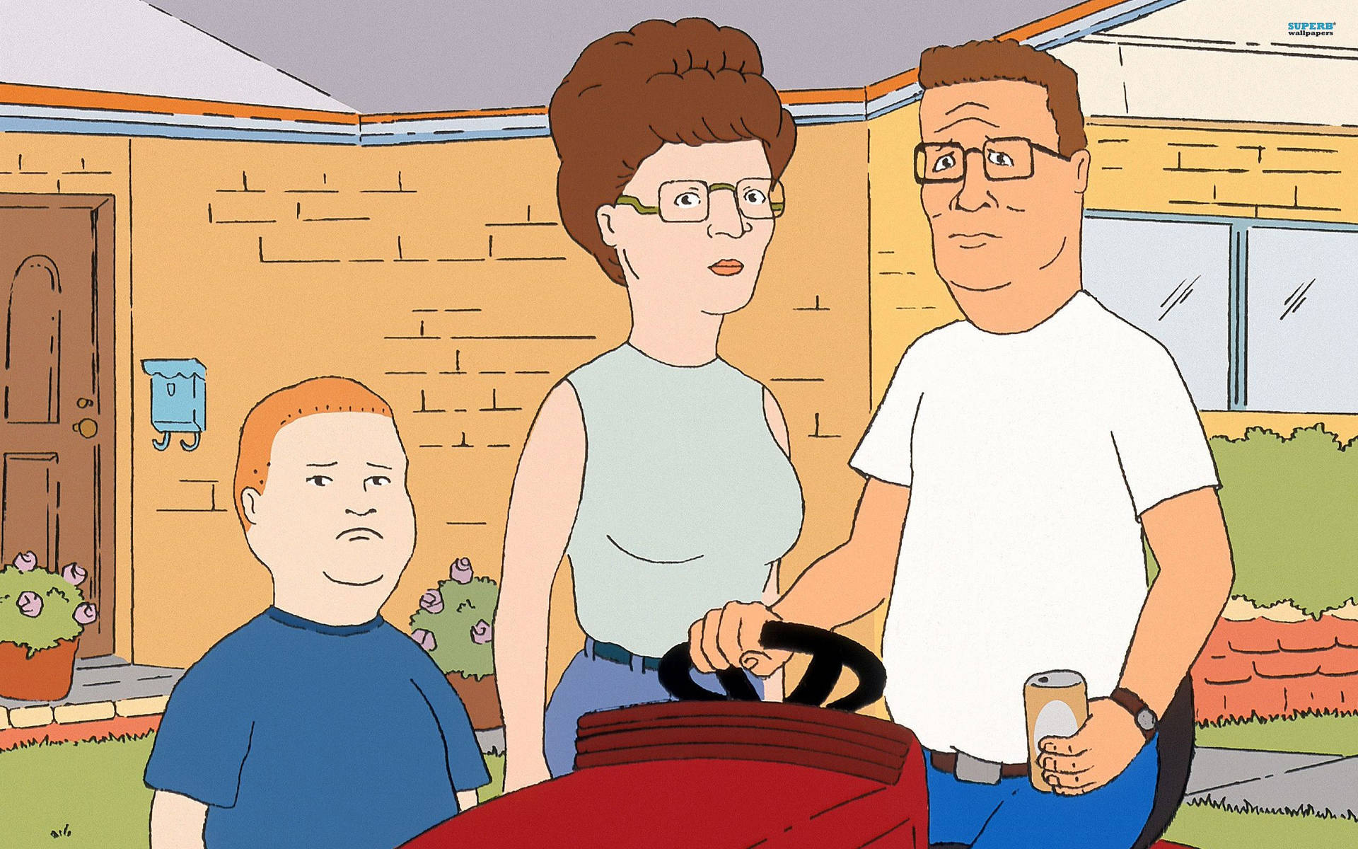 Bobby Hill And Hank And Peggy Background