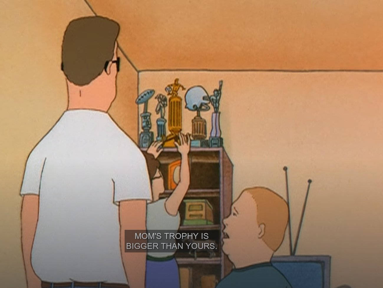 Bobby Hill Family Trophies Background