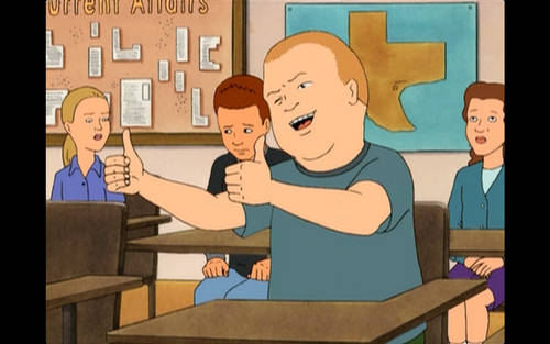 Bobby Hill In Classroom Background