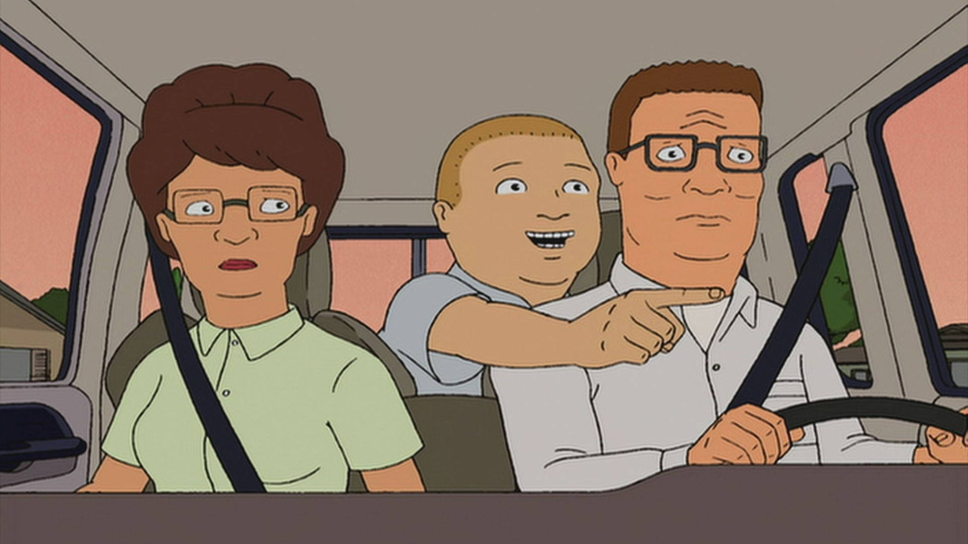 Bobby Hill Parents In The Car Background