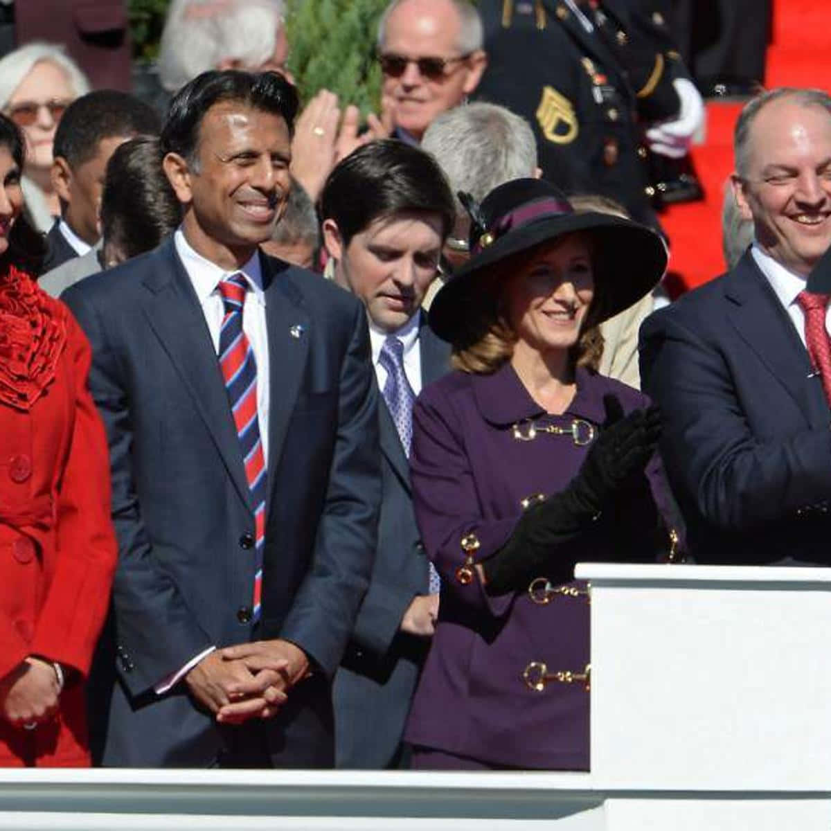 Bobby Jindal At Inauguration Background