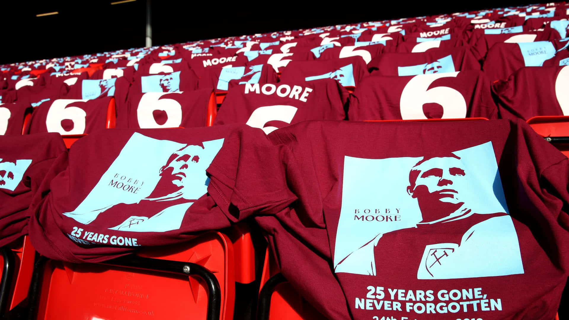 Bobby Moore 25 Years Gone Never Forgotten Background