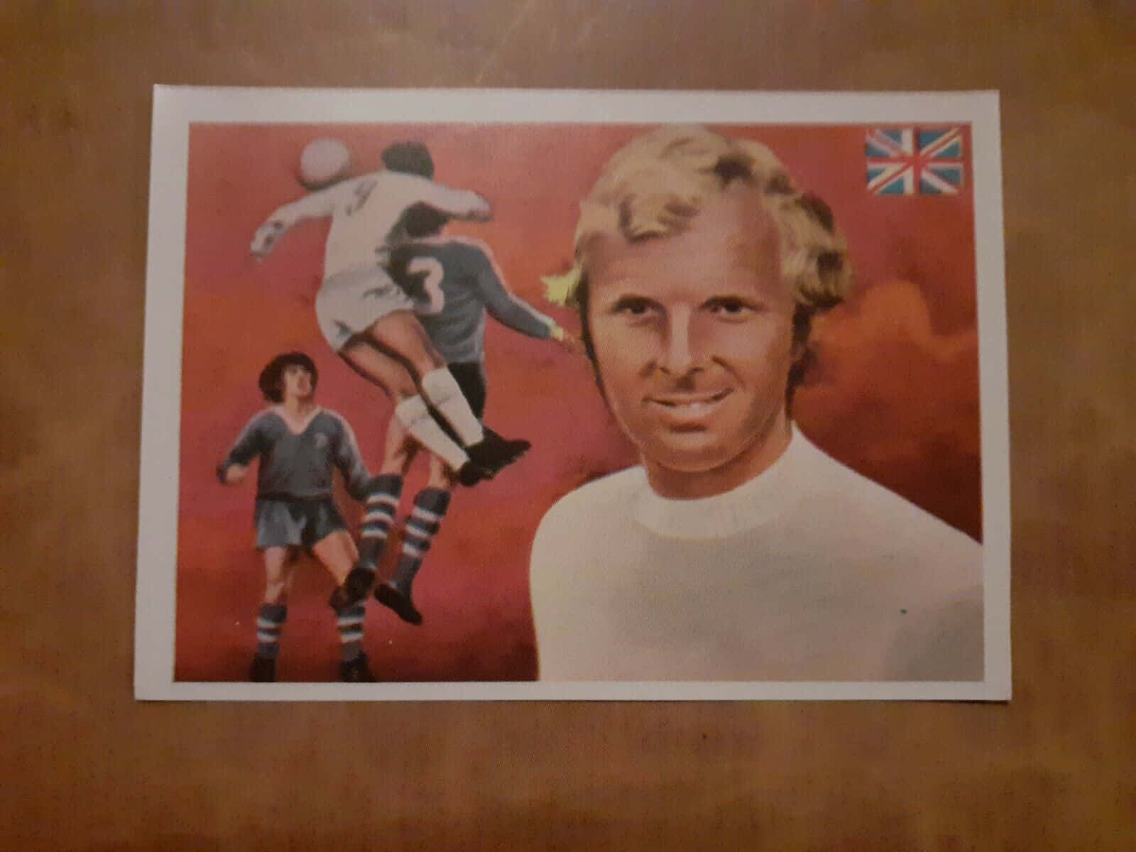 Bobby Moore Painted Poster Background