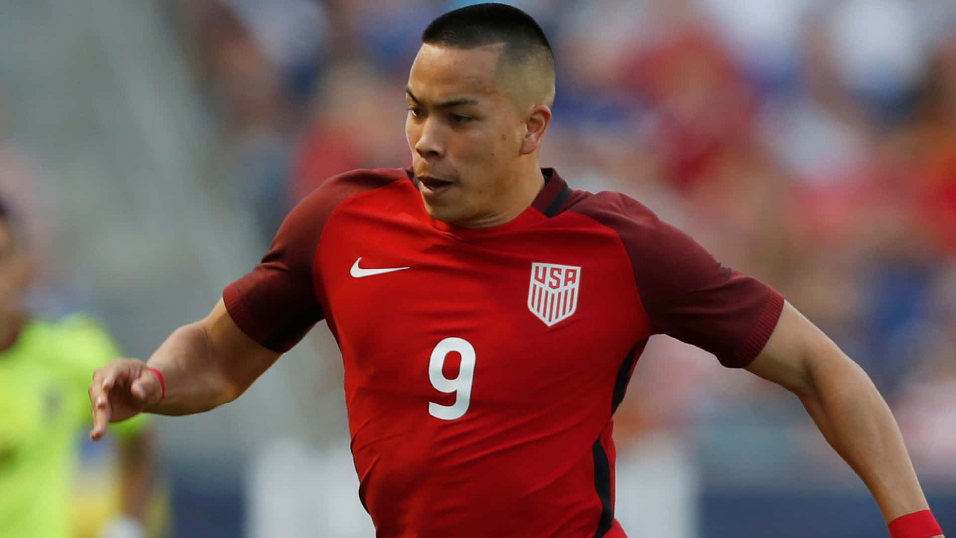 Bobby Wood In United States Of America Versus Venezuela Background