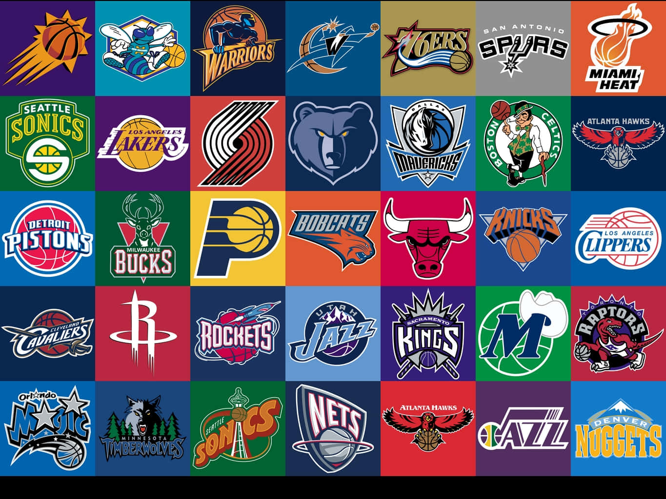 Bobcats, Lakers, And Other Nba Logos