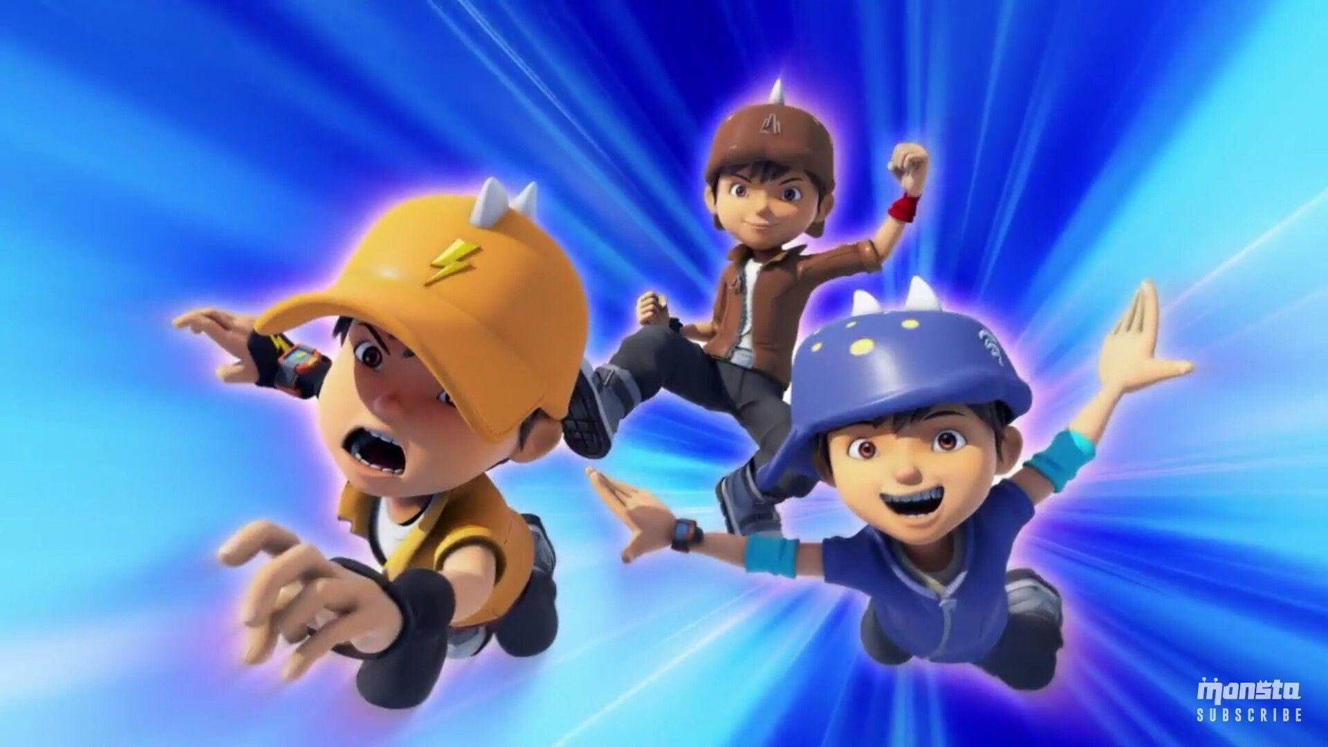 Boboiboy Lightning, Earth, And Water