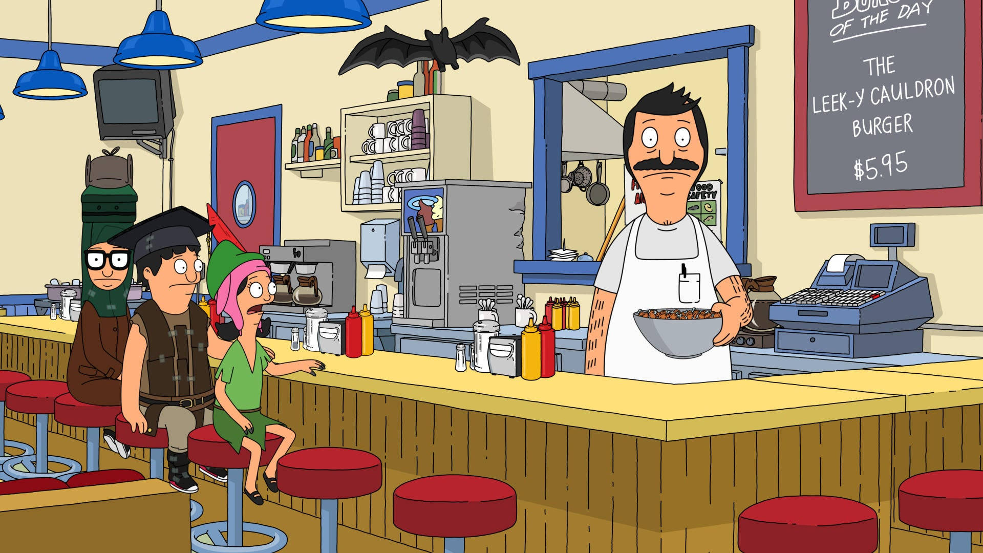 Bobs Burgers Halloween Special Background