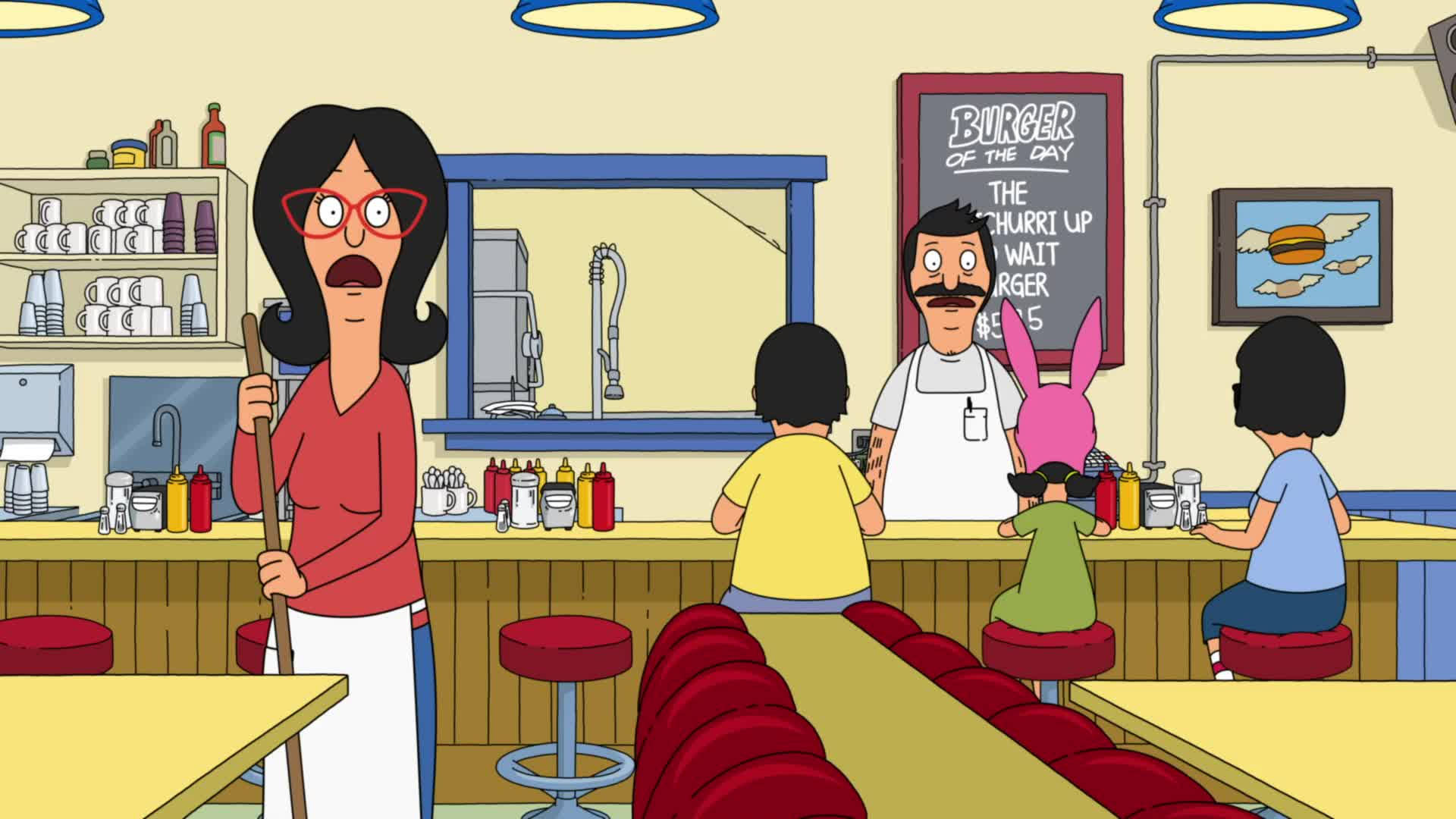 Bobs Burgers Linda With A Mustache