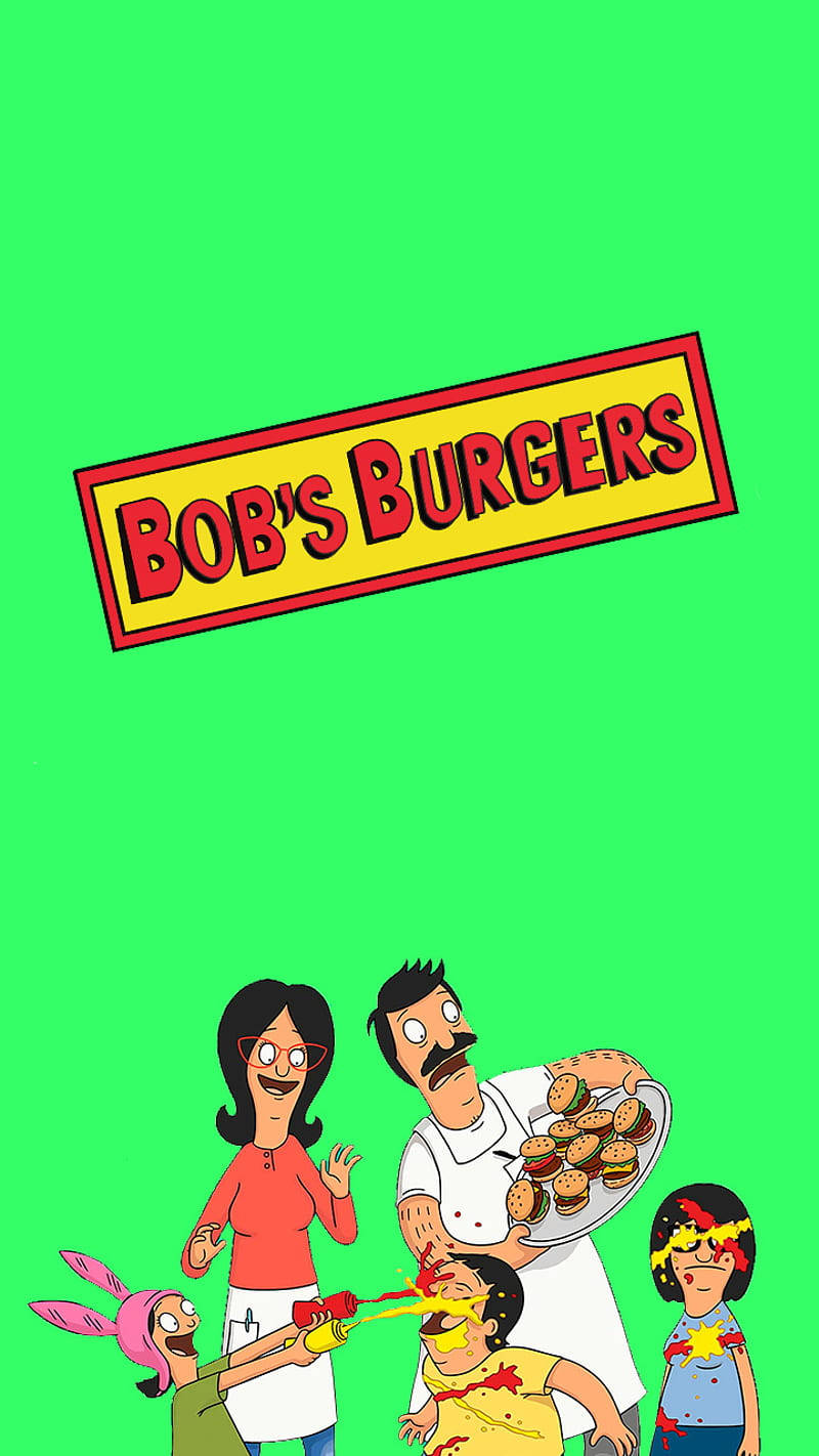 Bobs Burgers Neon Green Aesthetic