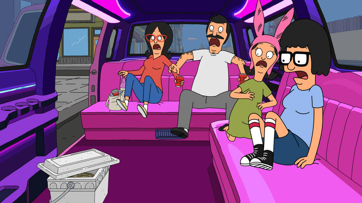 Bobs Burgers Pink Limousine Background