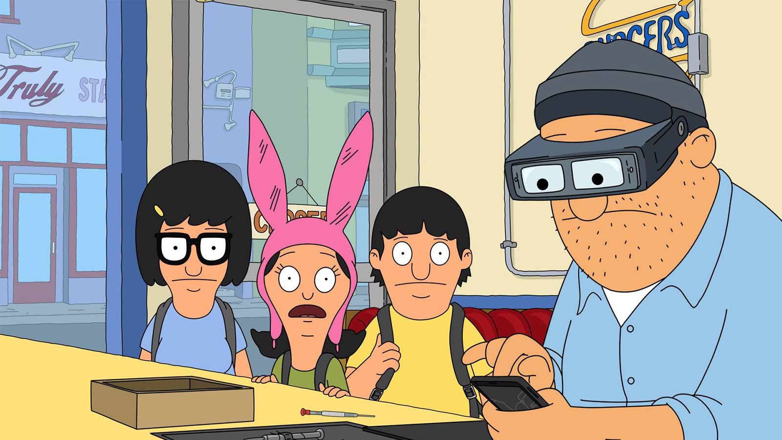 Bobs Burgers Teddy Fixing A Phone