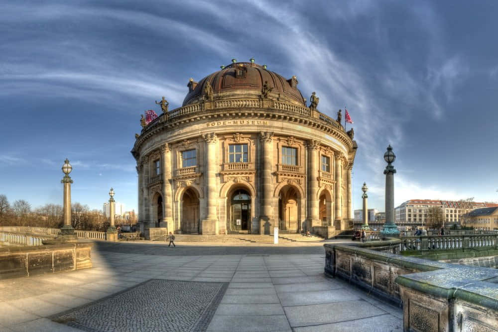 Bode Museum On Museum Island In Majestic Hdr Background