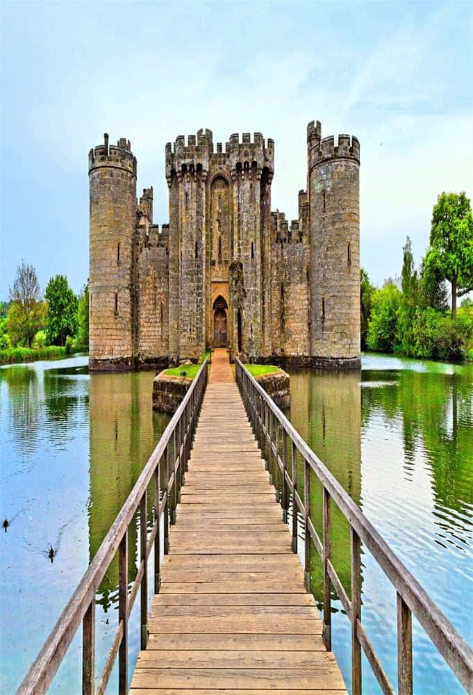 Bodiam Castle Moatand Bridge