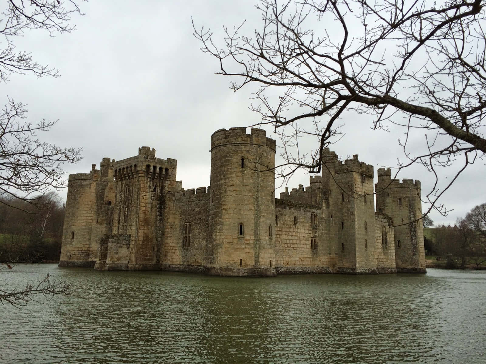 Bodiam Castle Over Moat