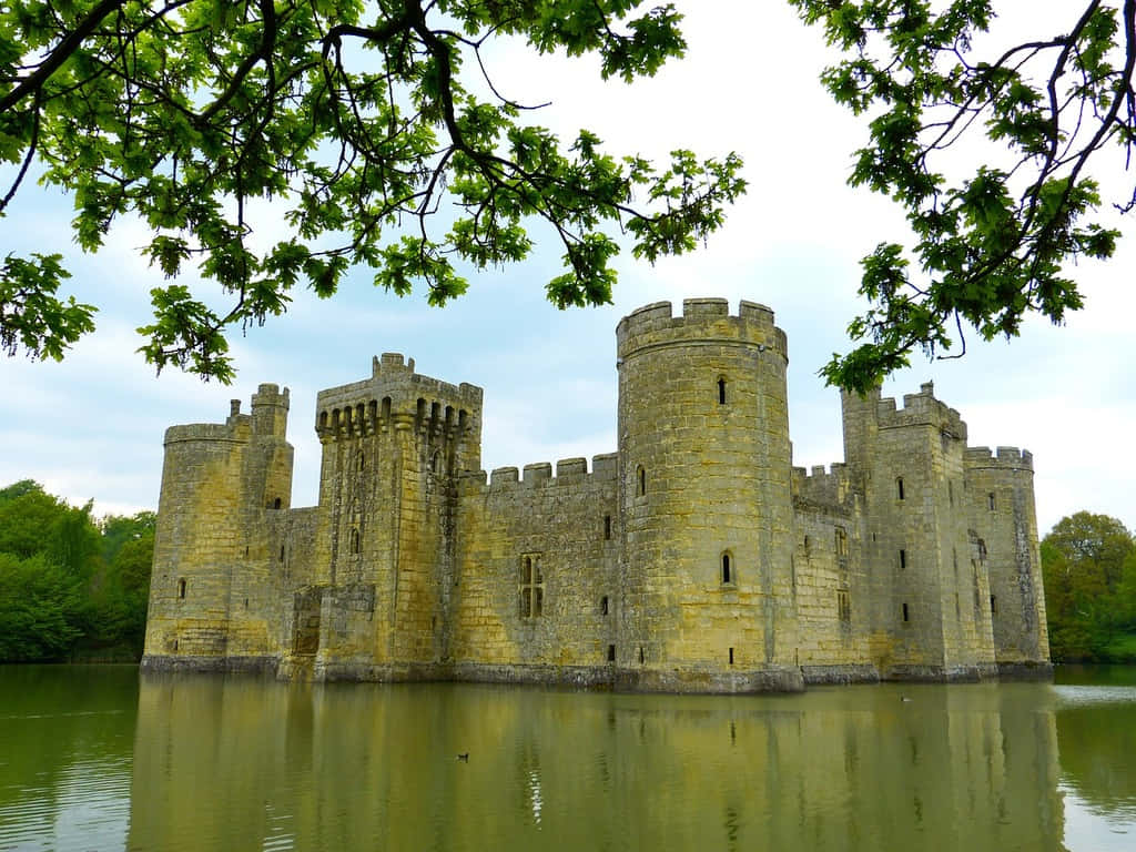 Bodiam Castle Serene Waterside View