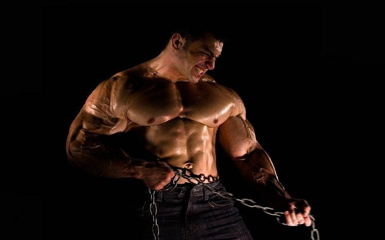 Bodybuilder Lifting Chain Hd