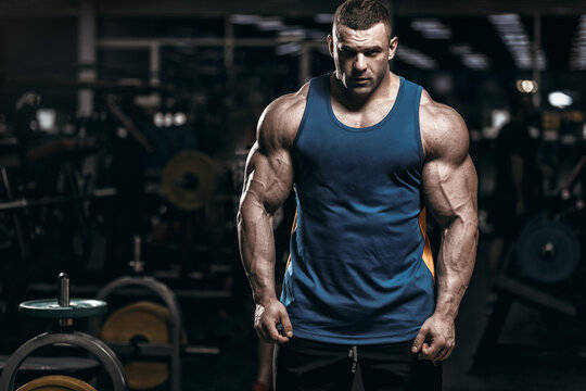 Bodybuilders With Tank Shirt Hd Background