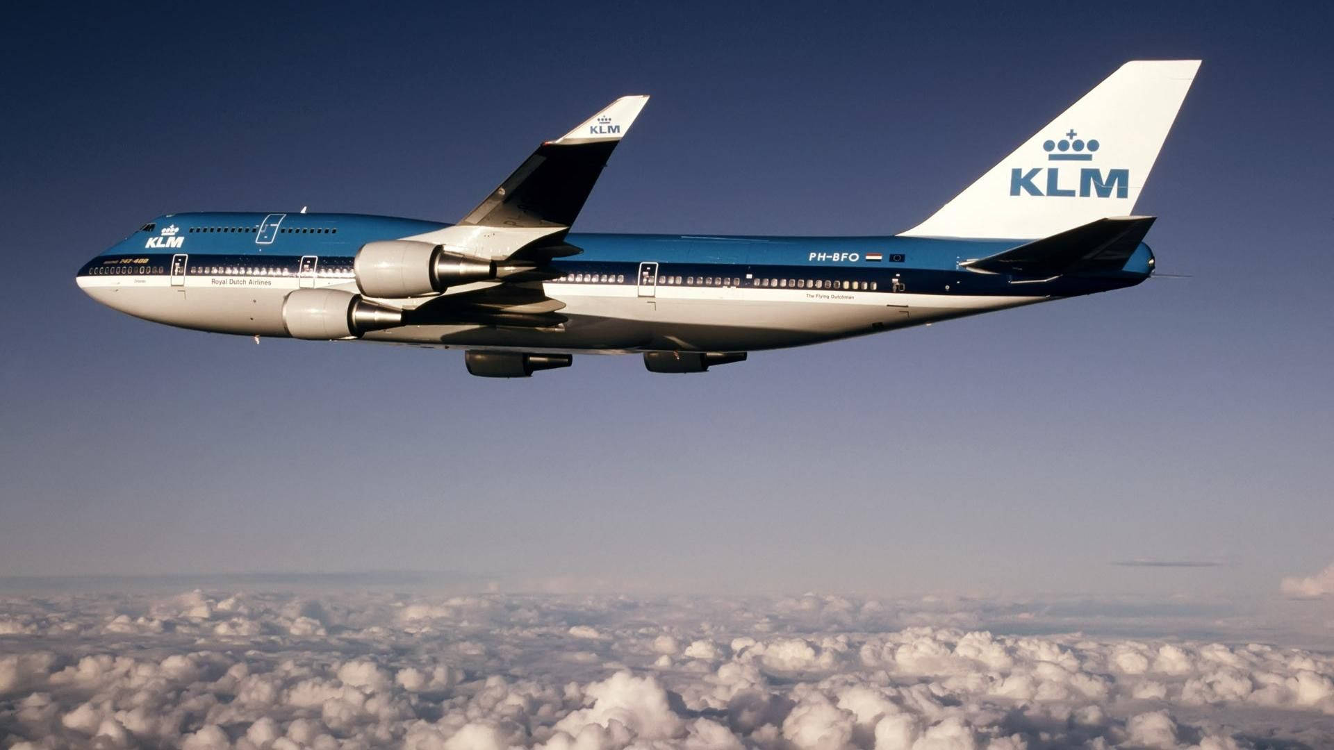 Boeing 747-206bm Klm Background