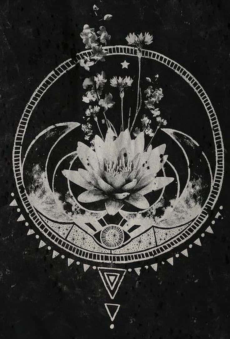 Bohemian Floral Moon Design.jpg Background
